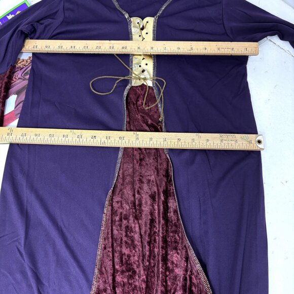Renaissance Gothic Princess Velour Velvet Dress & Hat Child Medium NWT NOS - Picture 5 of 10